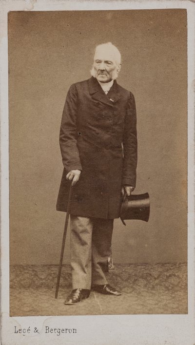 Portrét skladatele Gustava Vogta 1781-1870. od Photo studio Legé and Bergeron.