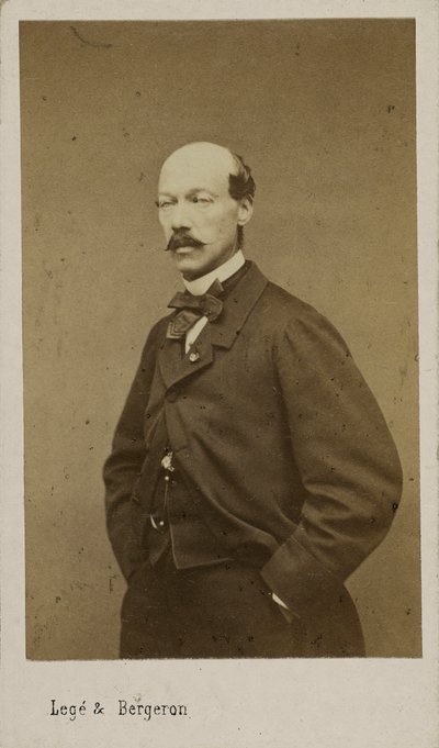 Portrét skladatele Alexandra Batty 1816-1902, c. 1880. od Photo studio Legé and Bergeron.
