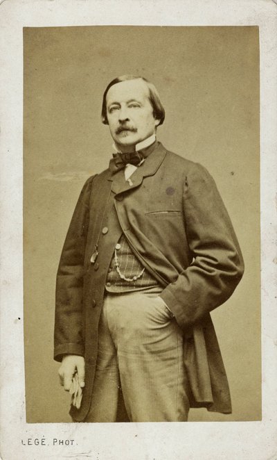 Portrét pianisty a skladatele Félixe Le Couppeye 1811-1887. od Photo studio Legé and Bergeron.