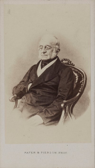 Portrét hraběte Karla Roberta Nesselrode 1780-1862, cca 1860. od Photo studio Mayer and Pierson.