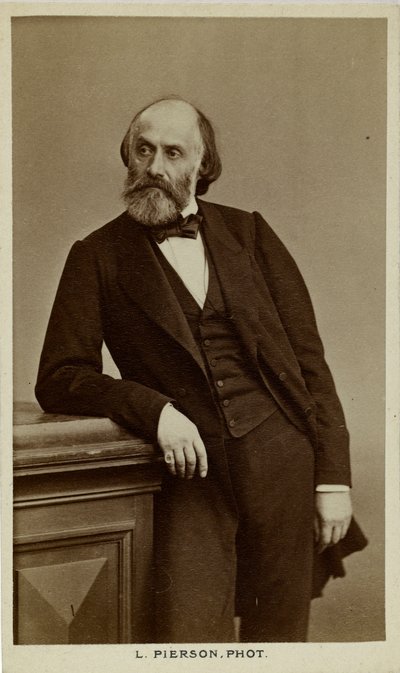 Portrét básníka Victora de Laprade 1812-1883, c. 1870. od Photo studio Mayer and Pierson.