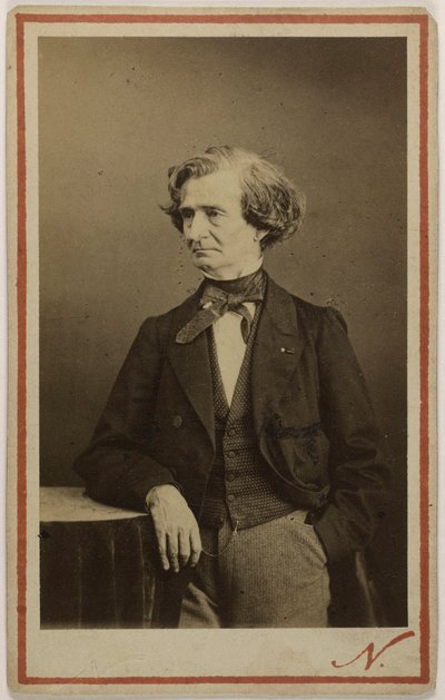 Portrét skladatele Hectora Berlioze 1803-1869, cca 1860. od Photo studio Nadar.