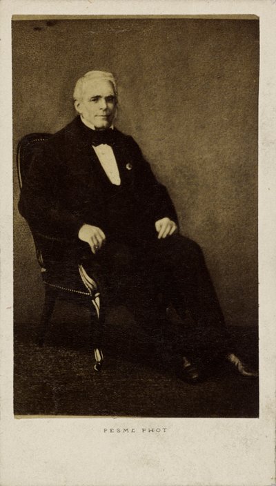 Portrét dramatika a libretisty Eugène Scribe 1791-1861, 1860-1861. od Photo studio Paul Émile Pesme.