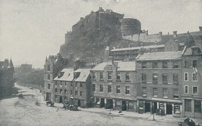 Hrad Edinburgh, 1910 od Photochrom Co Ltd of London