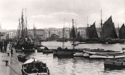 Barbican, Plymouth, Devon, počátek 20. století. od Photochrom Co Ltd of London