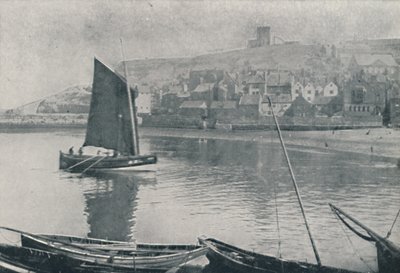 Whitby Harbour, 1910 od Photochrom Co Ltd of London