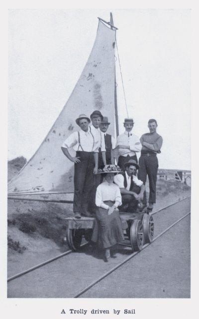 Trolický vozítko Sail (černobílá fotografie) od Photographer Australian