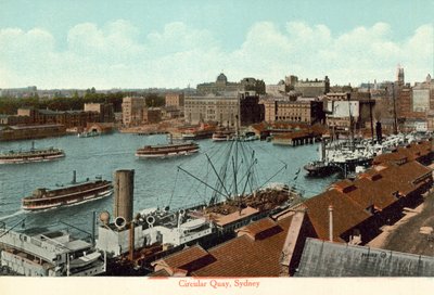 Circular Quay, Sydney (barevná fotografie) od Photographer Australian