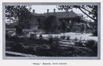 "Eringa," Kapunda, Jižní Austrálie (černobílá fotografie) od Photographer Australian