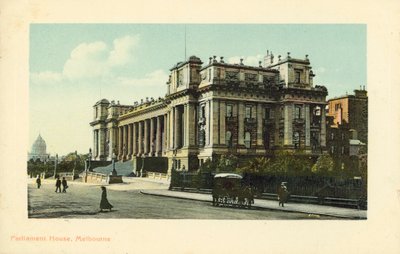 Budova parlamentu, Melbourne, Victoria, Austrálie (foto) od Photographer Australian