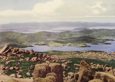 Tasmánie: Panorama z Pinnacle (barevná fotografie) od Photographer Australian