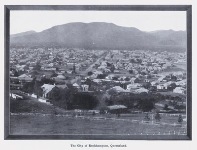 Město Rockhampton, Queensland (černobílá fotografie) od Photographer Australian