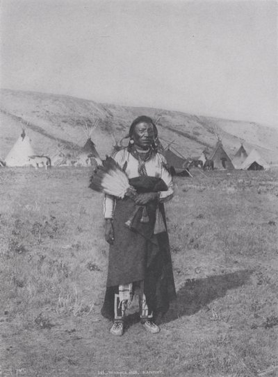 Winnipeg Jack, Blackfoot (černobílá fotografie) od Photographer Canadian