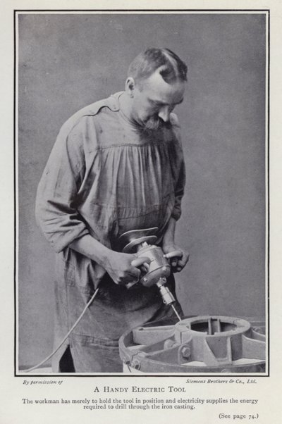 Šikovné elektrické nářadí (černobílá fotografie) od Photographer German