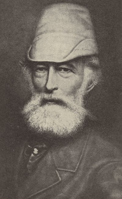 Alfred Krupp, německý průmyslník, který založil Krupp Works v Essenu (čb foto) od Photographer German