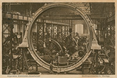 Allgemeine Elektricitats-Gesellschaft. Pohlednice odeslaná 20. dubna 1913. od Photographer German