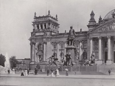 Bismarckův pomník (černobílá fotografie) od Photographer German