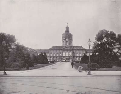 Charlottenburg, městský palác (černobílá fotografie) od Photographer German