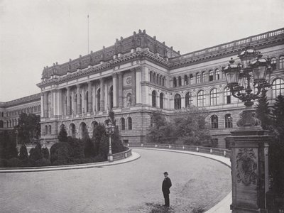 Charlottenburg, Technická univerzita (černobílá fotografie) od Photographer German