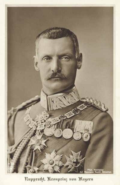 Bavorský korunní princ Rupprecht (černobílá fotografie) od Photographer German