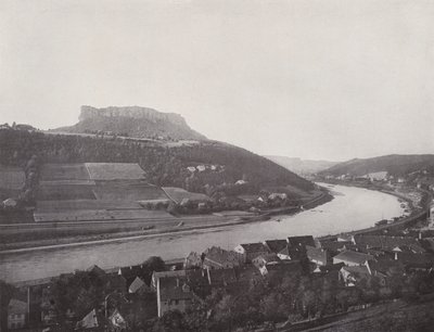 Lilienstein (černobílá fotografie) od Photographer German