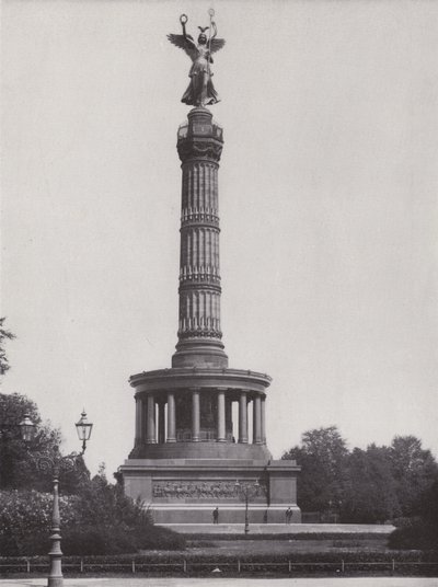 Die Siegessaule (černobílá fotografie) od Photographer German
