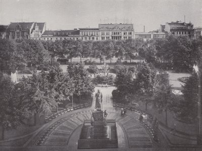 Donhof-Platz (černobílá fotografie) od Photographer German