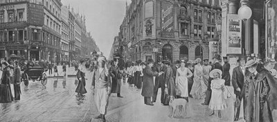 Friedrichstrasse, An Der Passage (černobílá fotografie) od Photographer German