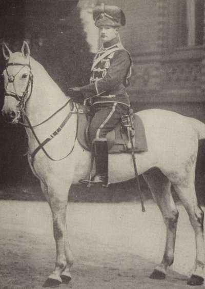 Gustav Krupp von Bohlen, manžel Berthe Krupp, vlastní průmyslové impérium Krupp (černobílá fotografie) od Photographer German