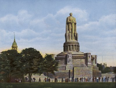 Hamburk: Bismarck Denkmal (foto) od Photographer German