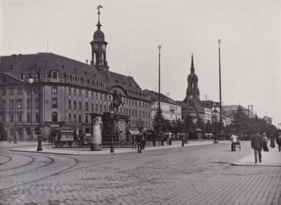 Hlavní ulice v Neustadtu (černobílá fotografie) od Photographer German
