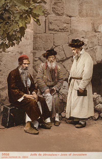 Židé z Jeruzaléma (foto) od Photographer German
