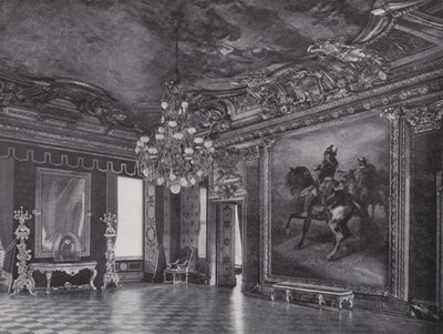 Royal Castle, The Red Eagle Room (č/b fotografie) od Photographer German
