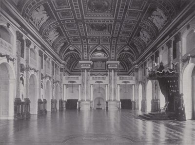 Královský palác, Bílý sál (černobílá fotografie) od Photographer German