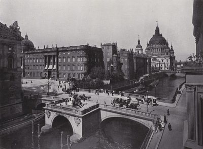 Kurfürstenbrücke (černobílá fotografie) od Photographer German