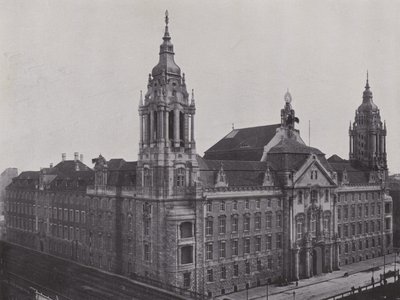 Okresní soud v Neue Friedrich-Strasse (černobílá fotografie) od Photographer German