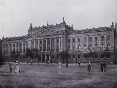 Lipsko: Královská univerzita (černobílá fotografie) od Photographer German