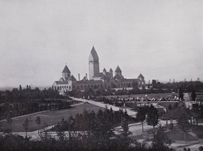 Lipsko: Krematorium (č/b foto) od Photographer German