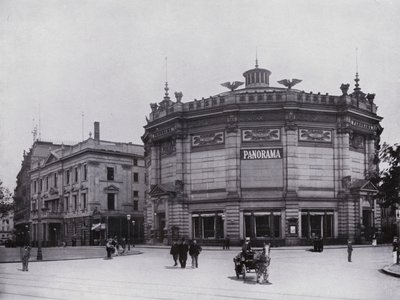 Lipsko: Panorama (černobílá fotografie) od Photographer German
