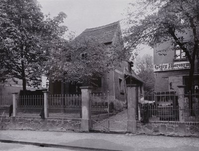Lipsko: Schillerhaus v Gohlis (černobílá fotografie) od Photographer German
