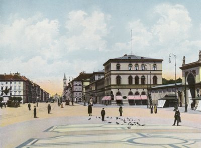 Mnichov/Mnichov: Odeonsplatz U Ludwigstrasse (foto) od Photographer German