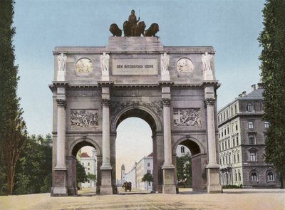 Mnichov/Mnichov: Siegestor (foto) od Photographer German