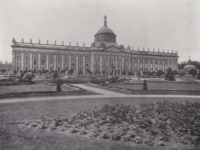 Postupim, Nový palác (černobílá fotografie) od Photographer German