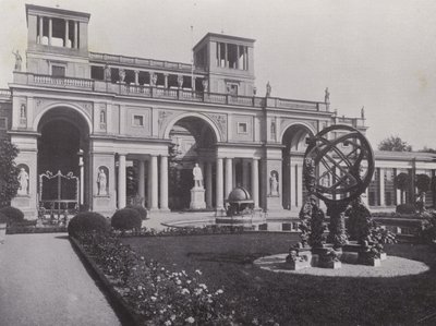 Postupim, Sanssouci, Orangerie (černobílá fotografie) od Photographer German