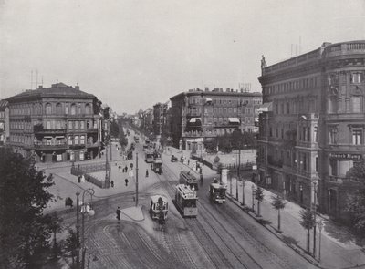 Potsdamer Strasse (černobílá fotografie) od Photographer German