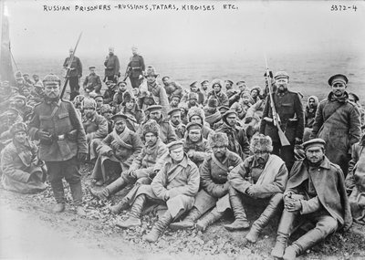 Ruští zajatci: Rusové, Tataři a Kirgizové od Photographer German