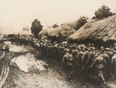 Ruští zajatci poblíž Kyjeva od Photographer German