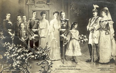 Stříbrná svatba císaře Viléma II. a německé císařovny Augusty Viktorie od Photographer German