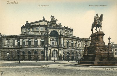 Opera, Drážďany (barevné foto) od Photographer German