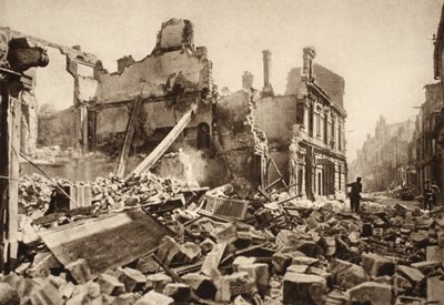 Pohled na Rue St. Martin, Soissons od Photographer German